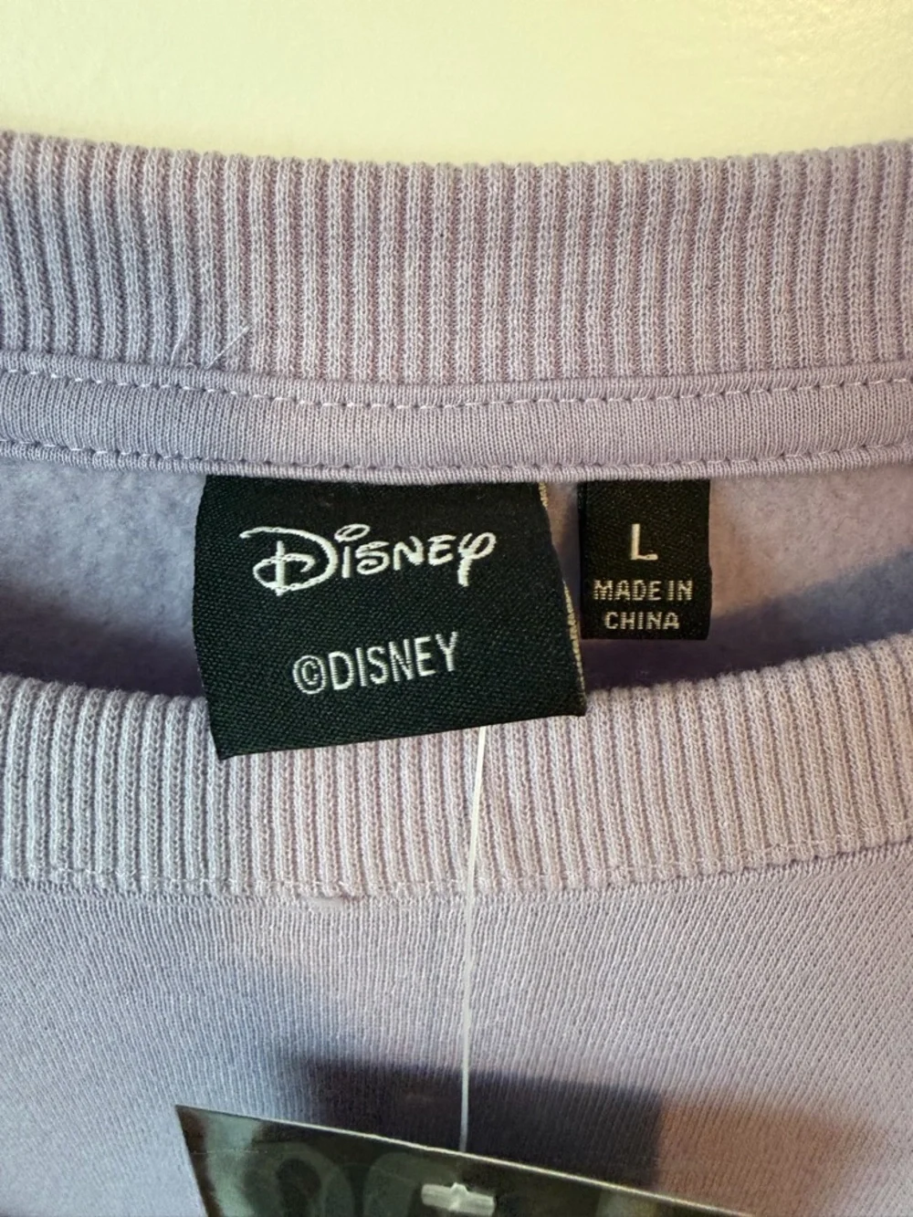 ⚡️NWT Disney x Women Sweater Lavender 'Vibin' & Thrivin' Crewneck